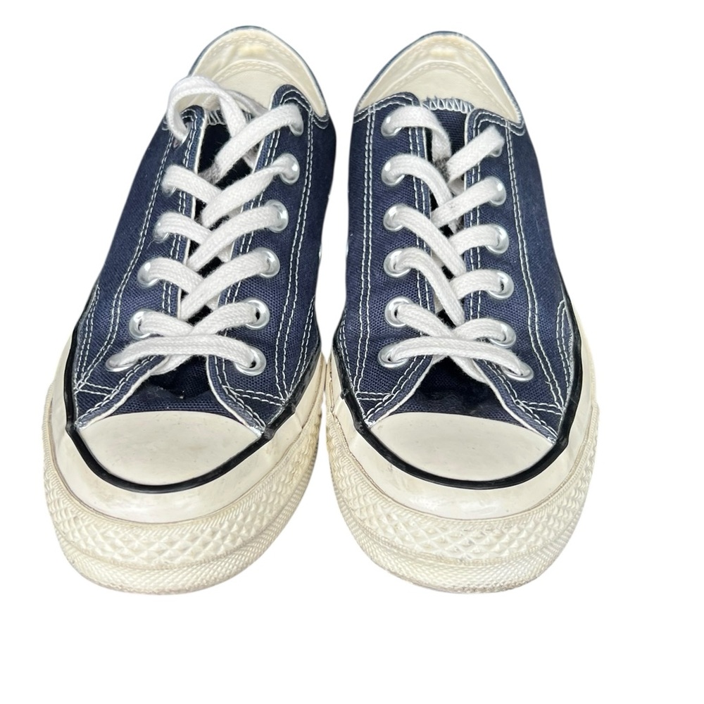 Converse Blue and White Athletic Sneakers with Canvas Upper